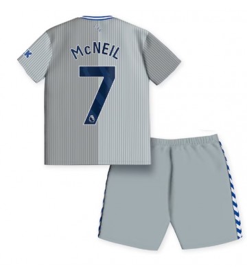 Everton Dwight McNeil #7 Tredje Kläder Barn 2023-24 Kortärmad (+ Korta byxor)